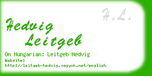 hedvig leitgeb business card